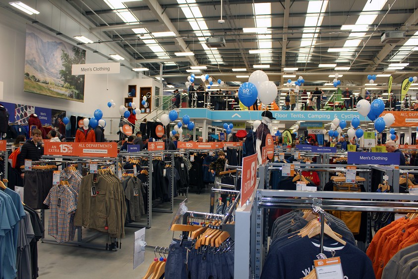 The new Go Outdoors store in Chesterfield